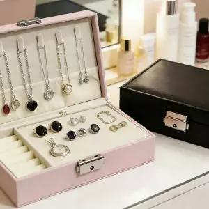 다기능 보석 보관함 귀걸이 목걸이 반지 올인원