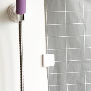 모던 미니멀리스트 일본 스타일 욕실 커튼 고리 스티키 엣지 고정 클립 양면 접착제 흔적 없는 그립