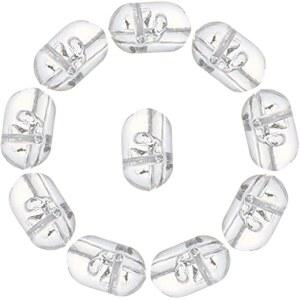 회전 비즈 클리어 투명 크로스 스위블 T형 오벌 0 8mm 낚시용품 피싱 액세서리 100개 내구성 있는 디자인