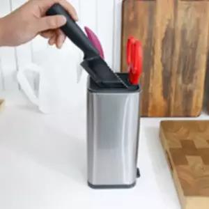 주방용 칼거치대 스테인리스 칼 블록 정리함 사각형 꽂이