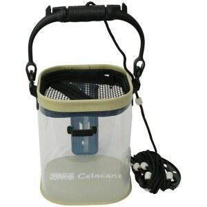 Celacanz 라이트 게임 버킷 3색 활용 물 퍼올리기 바칸 퍼기 접기 컴팩트 21cm UFC 029 030 낚시용품 제조사 X SELL 엑셀