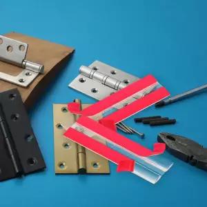 호환  4개 투명 아크릴 자가 접착 힌지 투명 샤프트 디자인 75x35mm 벽에 부착 무타공 설치 문창문용