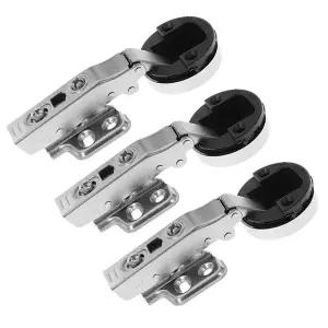 호환  3개입 무소음 버퍼 유압 댐핑 캐비닛 경첩 유리문 헤비듀티 숨김형 소프트 클로즈 주방 하드웨어 교