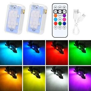 전기 자동차 야간 조명, 오토바이 점멸등, 드론 비행기 무선 원격 제어 경고등, 배선 없음