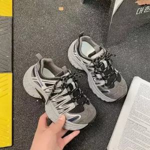 여사친 봄 키높이 하이탑 슈즈 메쉬 컴포트 등산화 통기성 ST1