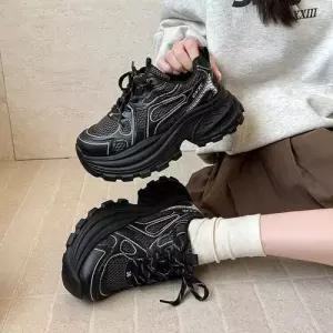 여성 슈즈 키높이 발돋움 통굽 하이탑 봄철 ST1