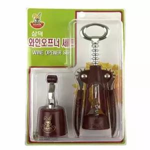 와인 오프너 세트 와인따개 와인뚜껑 리무버 소믈리에용 도구