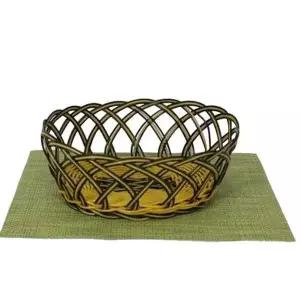 상추바구니 야채바구니 두색 중 라탄 소쿠리 보관통 머들러