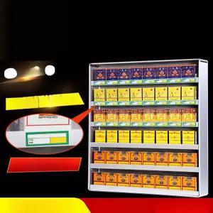 벽걸이 담배 진열대 전시 아크릴 푸셔 편의점 슈퍼마켓 투명 수납 가판대 보관함