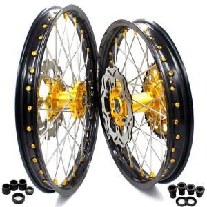 KKE 21 19 스즈키 RM125 2001 MX 골드 2007 RM250 오토바이용 니플 세트 2008 2001 오프로드 완전한