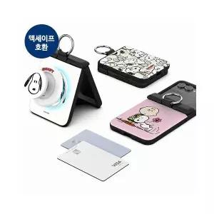 스누피 피크닉 오토 힌지 보호 마그네틱 카드 도어 범퍼 케이스 갤럭시Z플립7(F766) 2380635 J