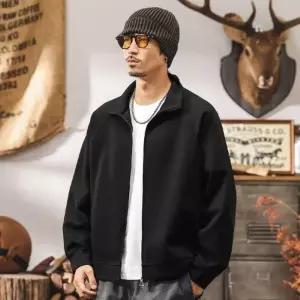 엘럽 남성 레드 빈티지 카디건 맨투맨 더블 가디건 봄가을 집업 빅사이즈 원템3