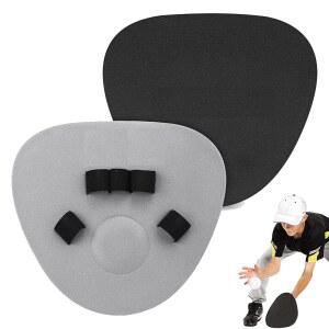 야구 트레이닝 그로브 - 라이트 소프트 유스 소프트볼 그로브, 팬케이크 포수 수비용 포구 강제 개선 야구용 핑거보드 수비 플랫 2개의 1 세트