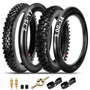 XIKOBY 70 100 17 90 100 14 앞뒤 110cc KX85 125cc 타오 TTR125 RM85R 타이어 CRF80F 피트 오토바이용 KLX125 오프로드 더트 KX140 바이크