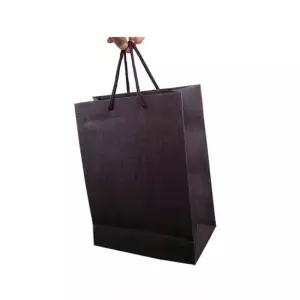 엠보 크라프트 쇼핑백 브라운 25X34cm 폭10cm