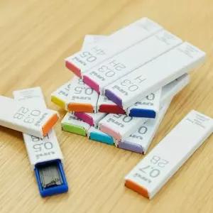 [문구] 유니 샤프심 10개 세트 1P 필기 샤프 번짐방지 필기펜