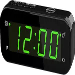 SUPLEDCK 소형 디지털 알람 시계 - 배터리 작동 조절 가능한 밝기 졸음 12/24시간 무선 야간 모드 침실