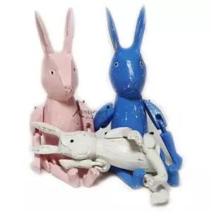 결혼기념일선물 큐티 관절토끼인형 가족 인테리어소품