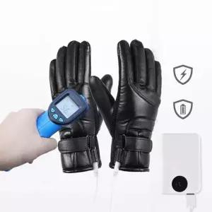 스노우 보드 스키 방한 빙상 장갑 스케이트 오토바이 전기 온열 바람막이 사이클링 겨울 따뜻한 난방 USB