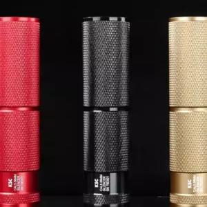 오토 파츠 메탈-짧은  분화구 발광기 8모드 구성 역치 광소음기 트레이서 소염기 공식