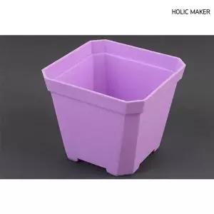 홀릭메이커 HZT016 미니 사각 플라스틱 화분