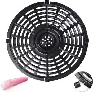 PowerXL Gowise USA 에어프라이어용 5QT 원형 그릴 크리스퍼 플레이트 트레이 8.74인치 업그레이드된 이중