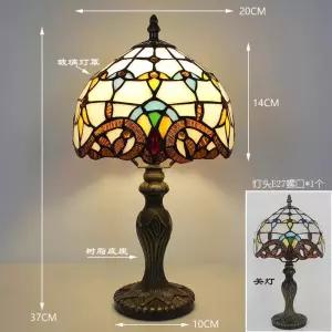 스테인드글라스 탁상등 단스탠드 엔틱 침실 침대 협탁