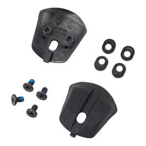 predolo 자전거 신발 힐 패드 2개 미끄럼 방지 카본 스틸 TPU 수리 부품 RC902용 나사와 가스켓 교체용 라이딩 액세서리