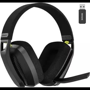 BINNUNE BW06 PC PS4 PS5 게이머 듀얼 모드 Bluetooth 헤드폰용 플립 ENC 마이크가 포함된 2.4G 무선 게임