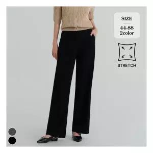 포레스트핏 (올데이슬랙스11탄) 링클프리 밴딩 스판 와이드 팬츠 472187Moony