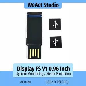 헤드업디스플레이 HUD 컴퓨터 CPU GPU RAM HDD 디스플레이용 096인치 USB 보조 화면 80x160 모니터 사진 앨