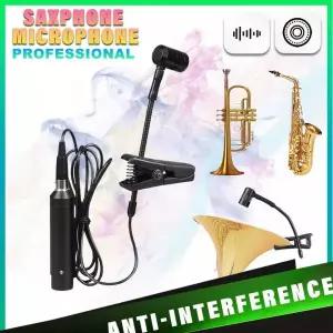 색소폰핀마이크 XGES908색소폰 음악 악기 마이크 XLR 미니 3Pin 무선 벨트 팩 송신기 녹음 카디오이드 오케