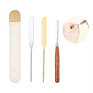 네일아트 젤믹싱 글리터스푼 등 다용도 스파츌라 3종
