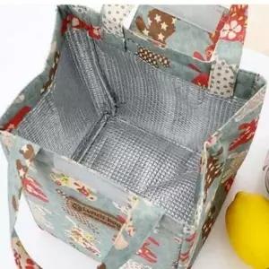 (색상 도시락파우치)도시락 보온 보냉 가방 접이식 피크닉_24865075