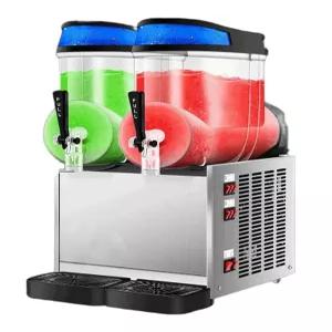 슬러시 기계 업소용 대용량 음료 2구 냉각기 뷔페 슬러시기계 슬러시머신 스무디