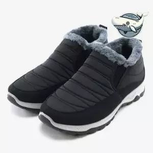 패딩방한화 겨울 방한 패딩 슬립온 편한 운동화 털안감