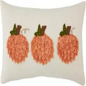 머드 파이 벨벳 호박 베개; 요추 10인치 x 21인치