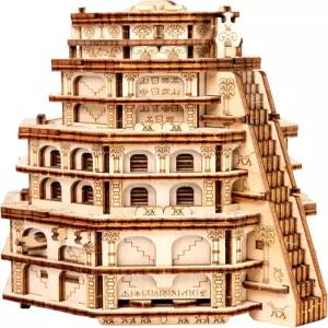 ESC WELT 퀘스트 타워 퍼즐 상자 - 성인 및 청소년을 위한 3D 나무 탈출 게임 비밀 구획이 있는 브레인