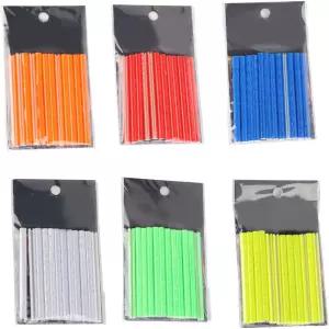 Qurbuns 72 PCS 바이크 스포크 리플렉터 세트 360 가시성 휠 반사 클립 방수 경고 스킨 1.9-2.4mm 산악 및