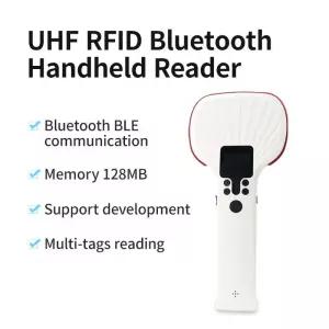 CF카드리더기 장거리 기 거리 3M UHF RFID 블루투스 휴대용 핸드 태그 리더 860-960mhz 라벨 스캐너 LCD 디