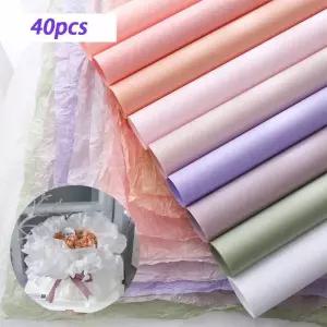 트레싱지 트레이싱지 40개 50x70cm 티슈 페이퍼 꽃 꽃다발 꽃집 파티 종이 홈 포장