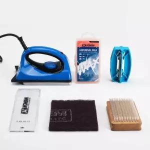 스노보드 폴리싱 왁싱 툴 키트 스키 보수 관리 브러쉬 세트