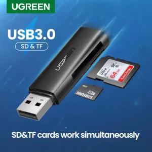 CF카드리더기 UGREEN-카드 리더 USB 30-SD 마이크로 SD TF 메모리 카드 어댑터 PC 노트북 멀티 스마트