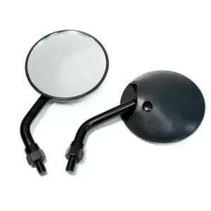 PCX사이드미러 혼다 디오50 ZX50 조그50 조그90 에보 PCX 125 150용 레트로 미니 개조 CG 오토바이 백미러