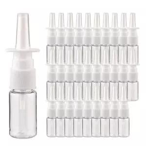 스프레이 코스프레이 화이트캡 투명 플라스틱 공병 10ml 30개