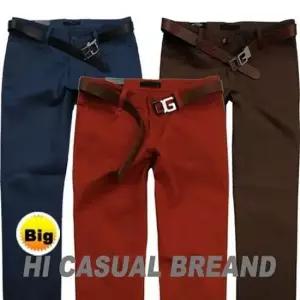 9부 남성남자면바지 10수슬림면바지