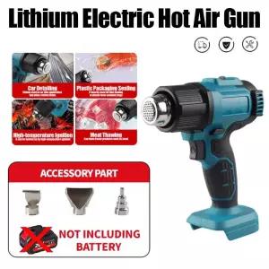 무선히팅건 열풍기 LYUWO 21V 휴대용 공기 총 온도 Makita 배터리 충전식 무선 노즐 전기 히트 건