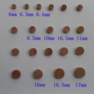 클라리넷 코르크 패드 FITHNESS 수리 로트당 17개 OR 18