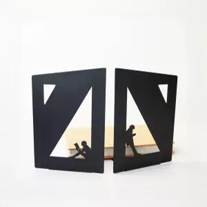 1쌍 2pc 읽기 커플 메탈 블랙북은 책을 보관할 수 있고 집 장식용으로 끝납니다