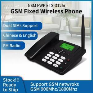 듀얼 GSM SIM 카드 포함 무선 휴대폰 SD 고정 전화 데스크톱 사무실 or 가정용 1세트